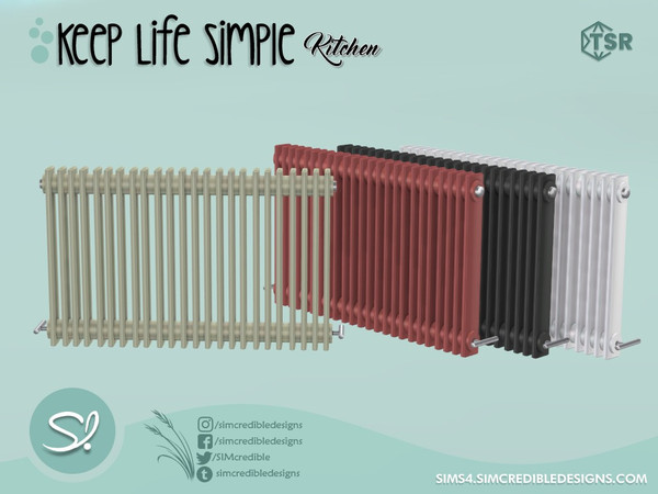 Sims 4 — Keep Life Simple Kitchen Radiator by SIMcredible! — by SIMcredibledesigns.com available exclusively at TSR 7