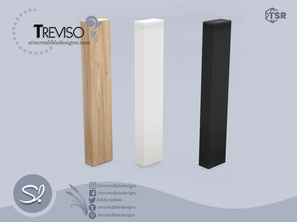 Sims 4 — Treviso decor column by SIMcredible! — by SIMcredibledesigns.com available exclusively at TheSimsResource 3