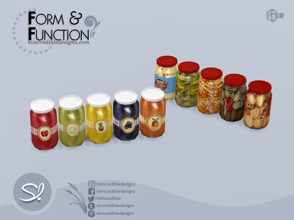 Sims 4 — Form and Function Preserves by SIMcredible! — *Decor only just like EA clutter* by SIMcredibledesigns.com