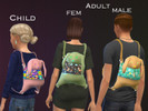 Sims 4 — Backpack Child and Adult "Bunny" by lyonalife — Child Adult female male category: Hat !!!!! Cannot be