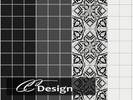 Sims 4 — wall tiles in black and white by Chrisisim — Modern wall tiles in black and white