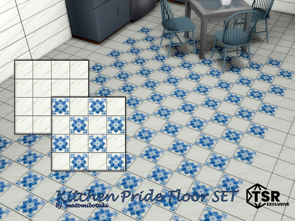 Sims 4 — Kitchen Pride Floor.package by matomibotaki — Kitchen Pride Floor