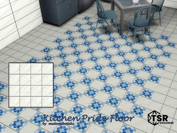 Sims 4 — Kitchen Pride Floor2.package by matomibotaki — Kitchen Pride Floor