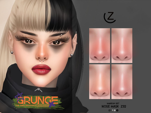 Sims 4 — NOSE MASK Z32 by ZENX — Base Game