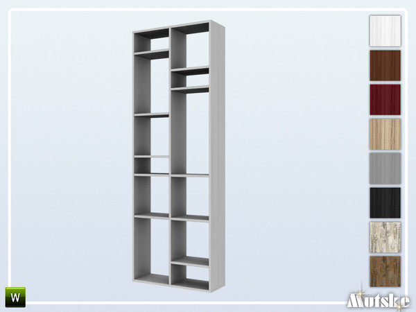 Sims 4 — Maxton Roomdivider Model Ca 1x1 by Mutske — Set of roomdividers, some have slots to put clutter on. Make sure