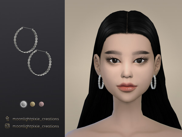 Sims 4 — Earrings N11 by moonlightpixie_ — New mesh, base game compatible.