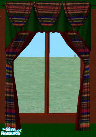 Sims 2 — Autumn Bedroom - Curtains by jennikj — 