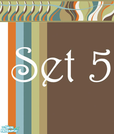 Sims 2 — Curvy Border Set 5 by Fizzy9 — Enjoy! :)