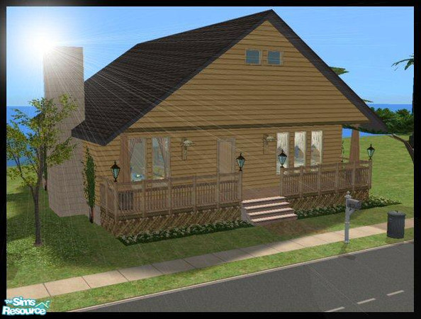 Sims 2 — Fiona by monmel — A nice modern home. Only Maxis content. 