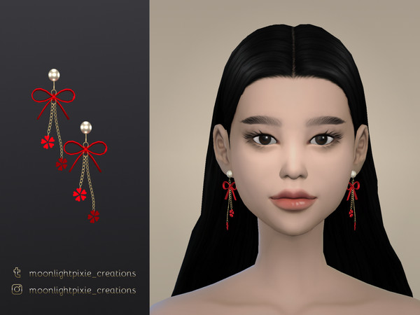 Sims 4 — Earrings N13 by moonlightpixie_ — New mesh, base game compatible.