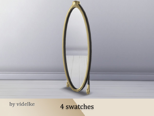 Sims 4 — Actor's mirror by videlke2 — Az elegant, vintage styled bedroom. There are two kinds of mirrors because after