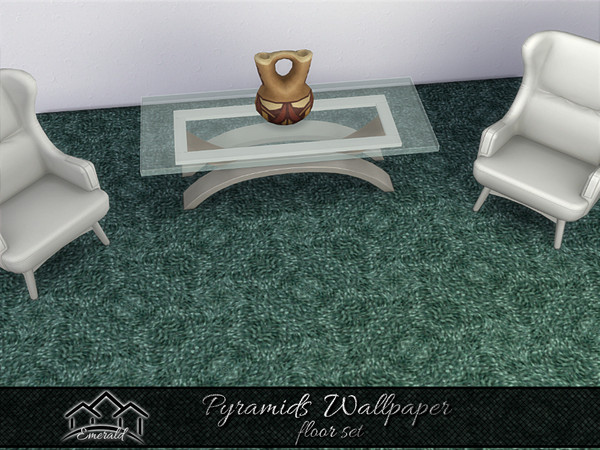 Sims 4 — Pyramids Wallpaper floor5 by Emerald — Maximize the happiness and comforting effect, beautifully accent your