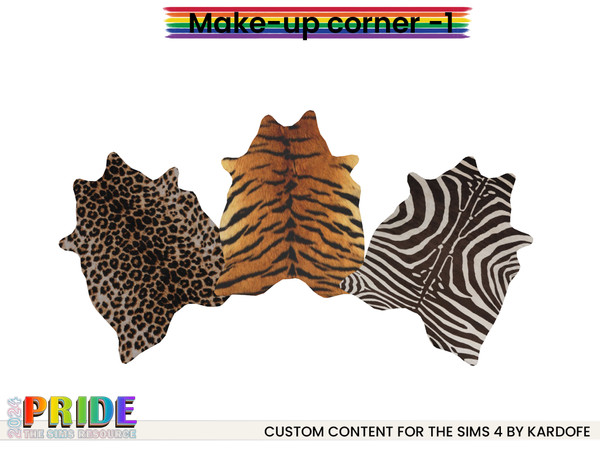 Sims 4 — kardofe_Make-up corner_Rug by kardofe — First part of a three-part series of furniture and decorative objects to