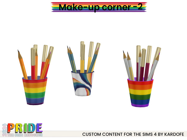 Sims 4 — kardofe_Make-up corner_Eyeliner by kardofe — Part two of a three-part series of furniture and decorative objects