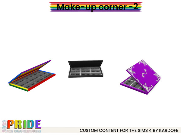 Sims 4 — kardofe_Make-up corner_False eyelashes by kardofe — Part two of a three-part series of furniture and decorative