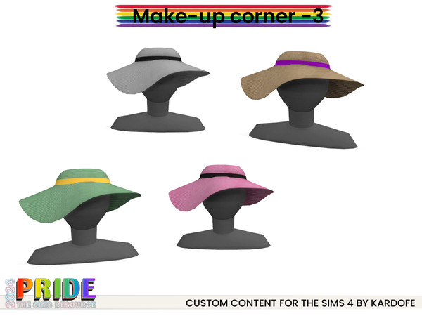 Sims 4 — kardofe_Make-up corner_Pamela by kardofe — Part three of a three-part series of furniture and decorative objects