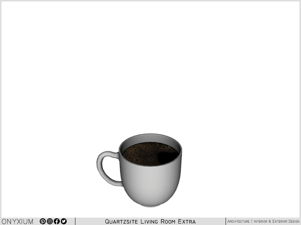 Sims 4 — Quartzsite Mug Full of Coffee by Onyxium — Onyxium@TSR Design Workshop Bedroom Collection - Belong To The 2024