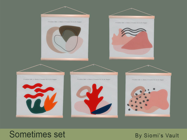 Sims 4 — Sometimes - Painting #02 by siomisvault — I hope you like this it's a cute desk for you! Thank you so much for