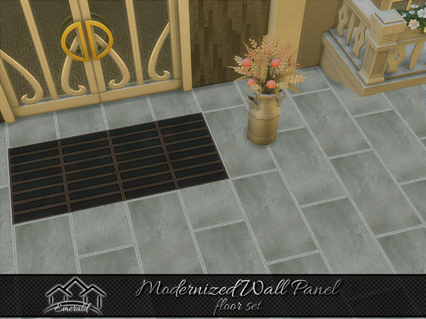 Sims 4 — Modernized Wall Panel floor1 by Emerald — This beautiful fashionable stylish panel will create stress free