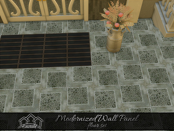 Sims 4 — Modernized Wall Panel floor4 by Emerald — This beautiful fashionable stylish panel will create stress free