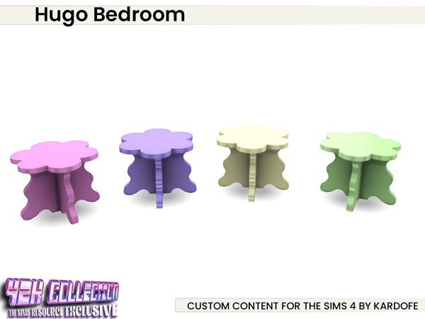 Sims 4 — kardofe_Hugo Bedroom_EndTable by kardofe — Stylish and nostalgic bedroom.