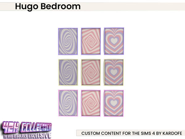Sims 4 — kardofe_Hugo Bedroom_Pictures by kardofe — Stylish and nostalgic bedroom.