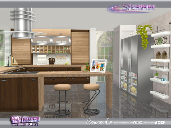 Sims 4 — Concordia Fridge by SIMcredible! — Back in 2003 when we started to create for the sims, we found a magazine
