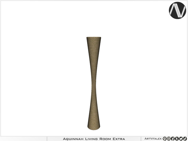Sims 4 — Aquinnah Conical Decor Tall by ArtVitalex — Living Room Collection | All rights reserved | Belong to 2023