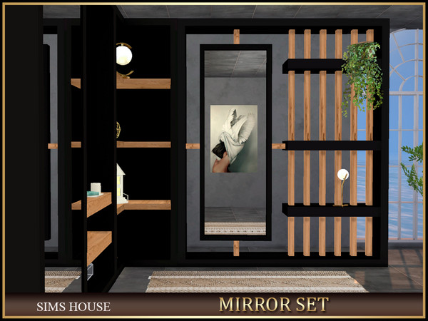 Sims 4 — [Sims House]FLOOR MIRROR. MIRROR SET by Sims_House — MIRROR SET