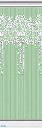Sims 2 — Lace Walls - Stripes - Jade - 14 by maylynn55 — Made by MayLynn55 **TSRAA** Thank you to Katie for all her