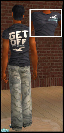Sims 2 — Hollister Co "Get Off" Outfit by Wow_Brandonn — Skinned by me, mesh by Maxis.