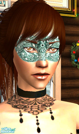 Sims 2 — Carnival Set - F330c536 Carnival 7 by FrozenStarRo — A carnival mask for your sims ladies, maybe for a Halloween