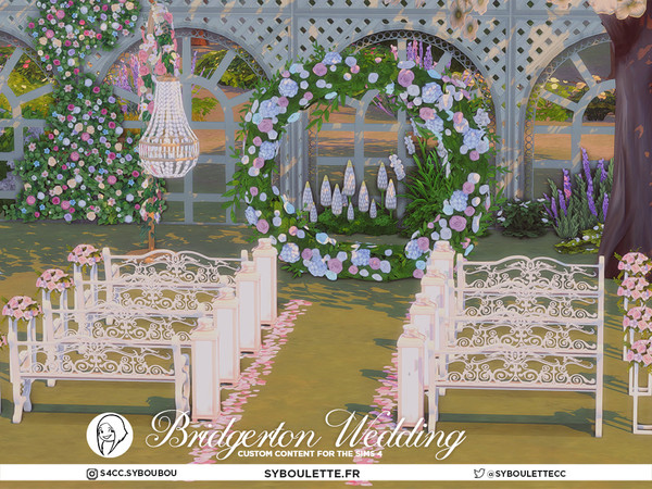 Sims 4 — SYB Bridgerton Wedding - Wedding dining chair by Syboubou — Step into the romantic world of the Regency era with