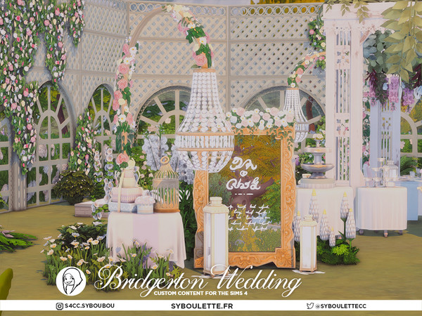Sims 4 — SYB Bridgerton Wedding - Pergola by Syboubou — Step into the romantic world of the Regency era with a modern