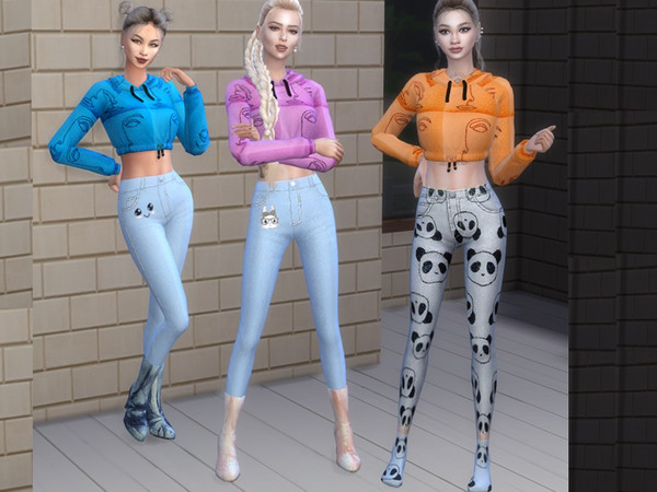 Sims 4 — Sweatshirt simsii.package by Simsska — Sweatshirt 5 colors to choose from