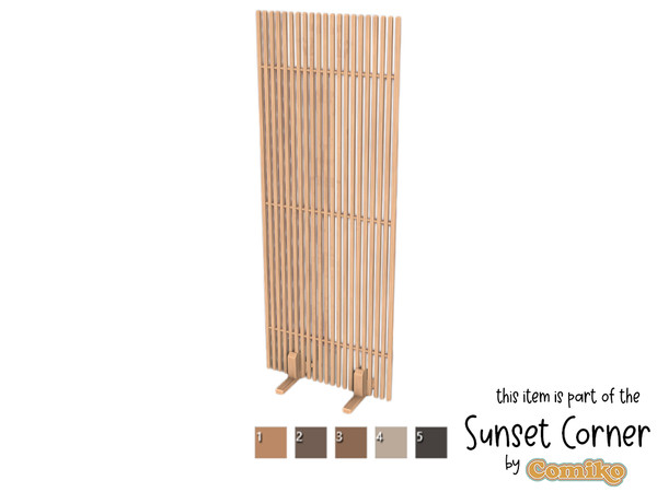 Sims 4 — Comiko Sunset Corner Separation by Comiko — Hi there! The Sunset Corner is finally here! I hope you guys enjoy