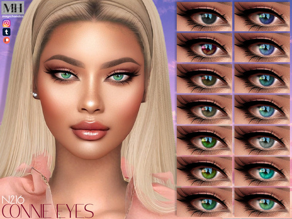Sims 4 — Connie Eyes N216 by MagicHand — Stunning eyes for males and females in 16 colors - HQ Compatible.