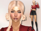 Sims 4 — Emily Finch by maedoshi — If you want to have the same sim that shown in the picture, kindly download all the