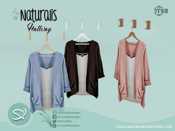 Sims 4 — Naturalis Hallway Hang cloth by SIMcredible! — by SIMcredibledesigns.com available exclusively at TSR 4 colors +