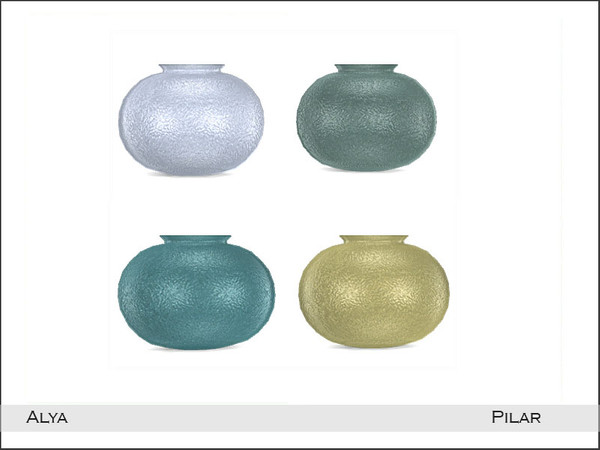 Sims 4 — Pilar Alya Vase2 by Pilar — A tropical set for hot summer days