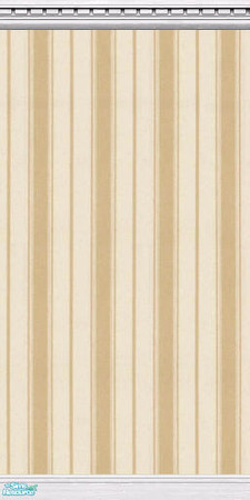 Sims 2 — Country Stripes in cream by Strawbz — Country cottage wallpaper, perfect for any room in the house - created by