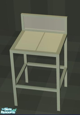 Sims 2 — NK PMS Kit Sea Green - Barstool by MoMama — Essential for a nice meal at a kitchen island. You need the mesh