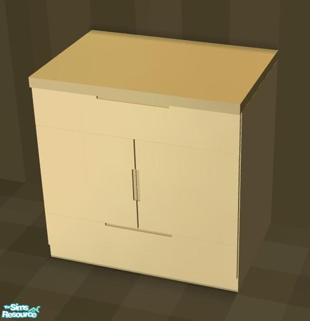 Sims 2 — NK PMS Kitchen Yellow - Counter by MoMama — Prepare your meals on this state of the art kitchen counter. You
