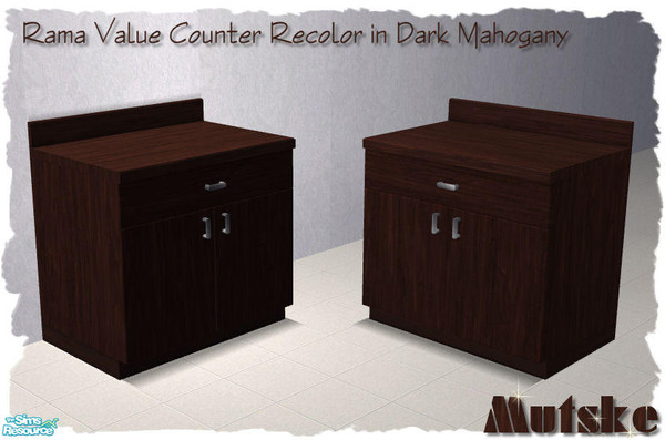 Sims 2 — Rama Kitchen - Valua Counter Recolor by Mutske — Set of new meshes, just to decorate your sim kitchen.
