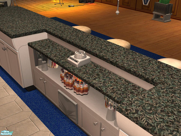 Sims 2 — "The Grease..." Bar Top - Boomerang by Darth_Joules — The missing boomerang counter top for the Maxis