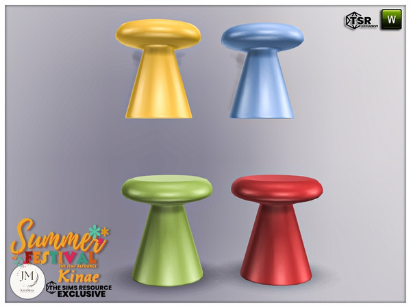 Sims 4 — Summer festival Kinae bedroom end table by jomsims — summer festival kinae, the bedroom.