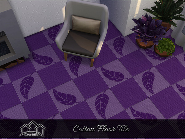 Sims 4 — Cotton Floor Tiles4 by Emerald — Cotton tiles have all in one: elegance, beauty and durability.