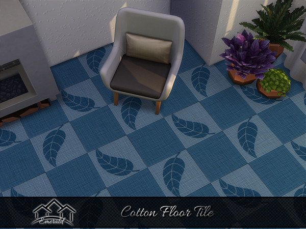 Sims 4 — Cotton Floor Tiles5 by Emerald — Cotton tiles have all in one: elegance, beauty and durability.