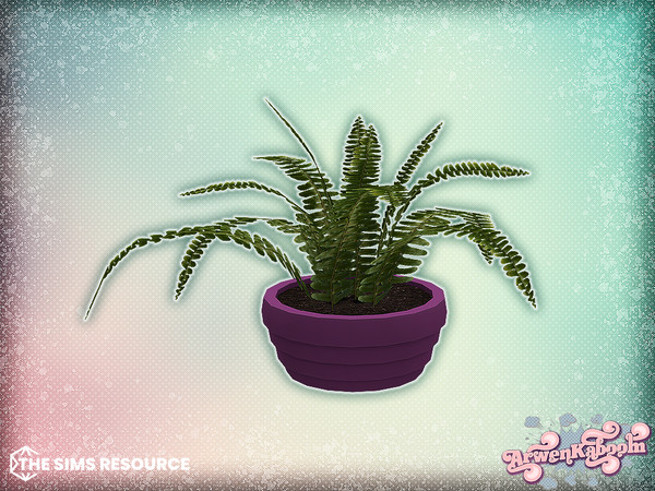 Sims 4 — Cozy Cave - Plant 4 by ArwenKaboom — New living room set with more of a MM feel to it and a retro vibe. Find all