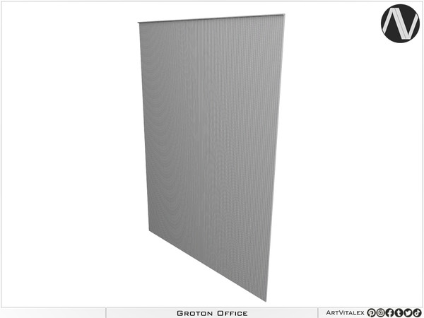 Sims 3 — Groton Wall Panel by ArtVitalex — Office And Study Room Collection All rights reserved - Belong to 2024